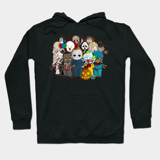 Sammy's Horror Baby's Hoodie by The Art of Sammy Ruiz